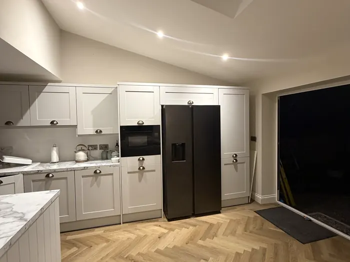 Kitchen downlights by Cann's Electrical, Cardiff